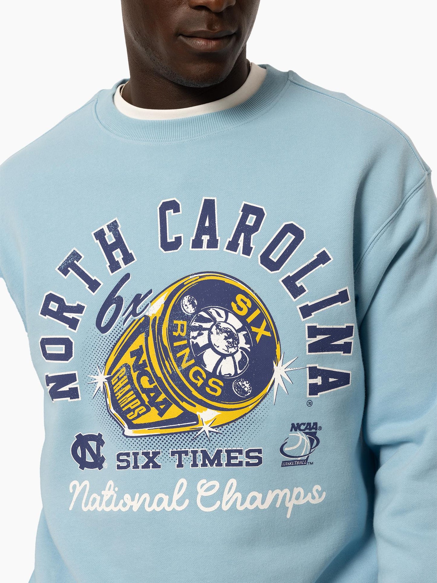 MNA-X47 (Mitchell & ness university of north california ring champs crew unc blue) 102596087