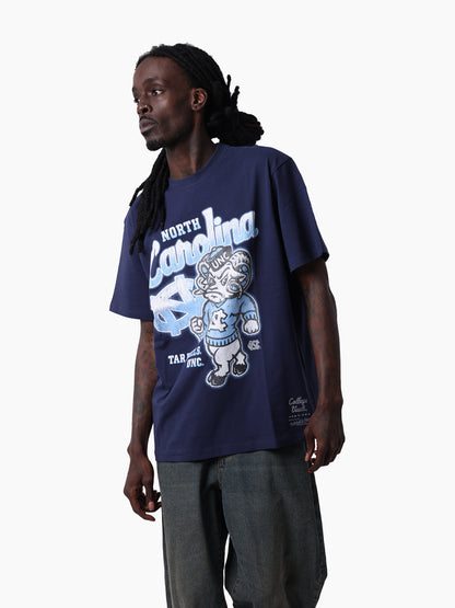 MNA-J50 (Mitchell & ness airbrush university of carolina t-shirt carolina navy) 22692391