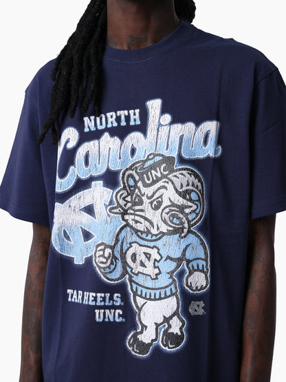 MNA-J50 (Mitchell & ness airbrush university of carolina t-shirt carolina navy) 22692391