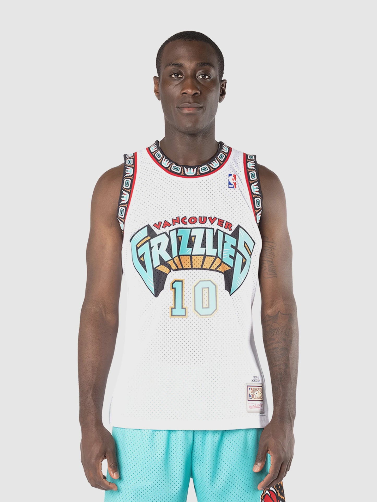 MNA-X35 (Mitchell and ness swingman jersey home 98 grizzlies bibby white) 32498695