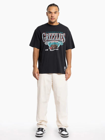 MNA-C31 (Mitchell and ness underscore tee grizzlies faded black) 92393478