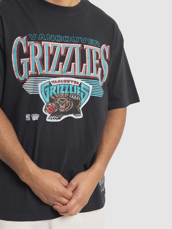 MNA-C31 (Mitchell and ness underscore tee grizzlies faded black) 92393478