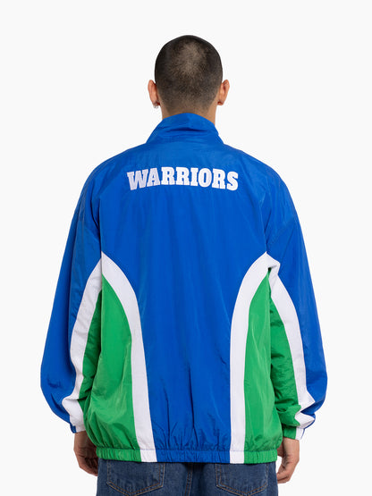 MNA-R36 (Mitchell and ness mens retro track jacket nz warriors royal/white/green) 72496956