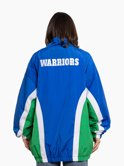 MNA-R36 (Mitchell and ness mens retro track jacket nz warriors royal/white/green) 72496956