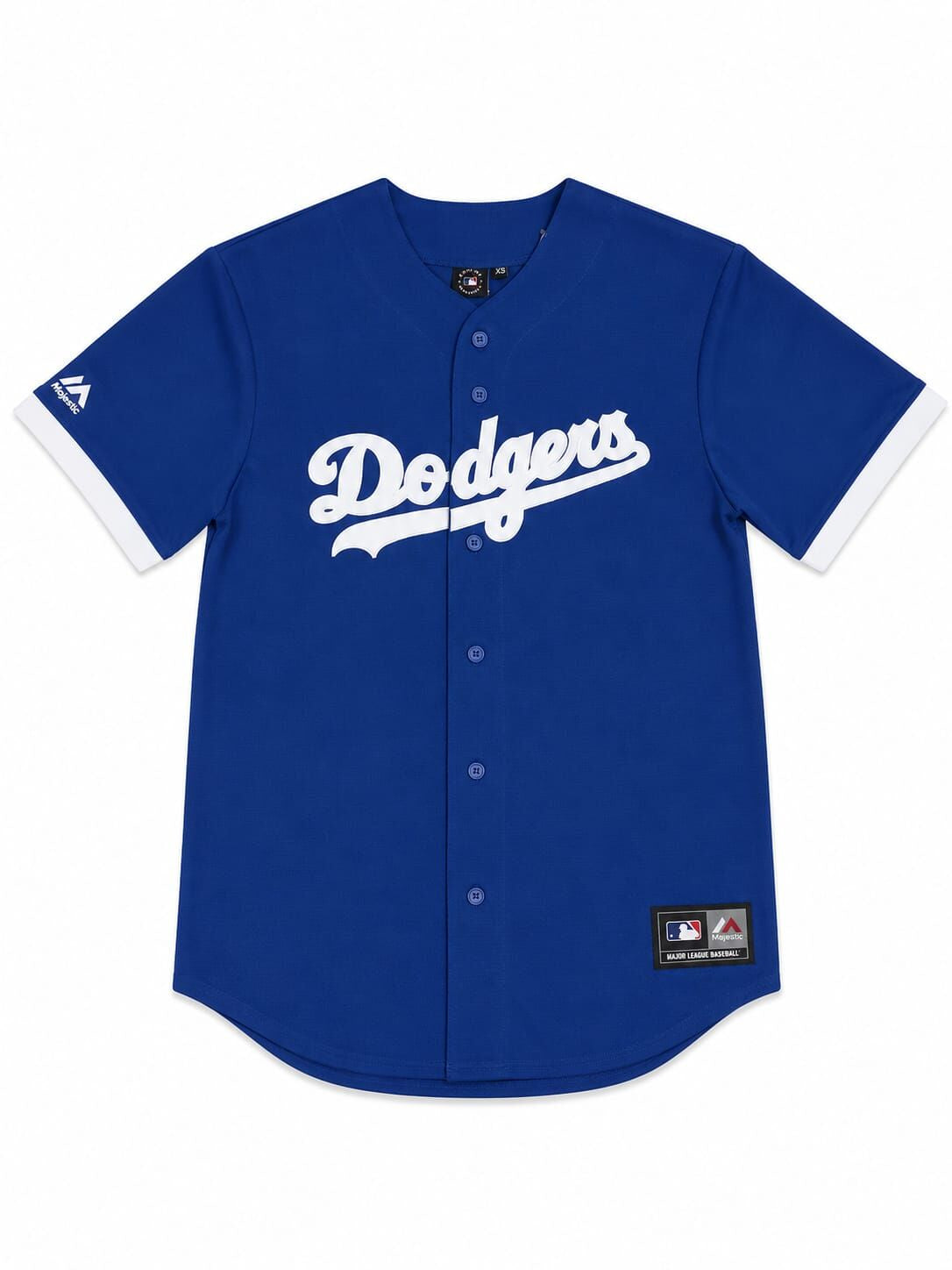 MJA-S15 (Majestic mlb los angeles dodgers alternate replica button up jersey classic blue) 82696087