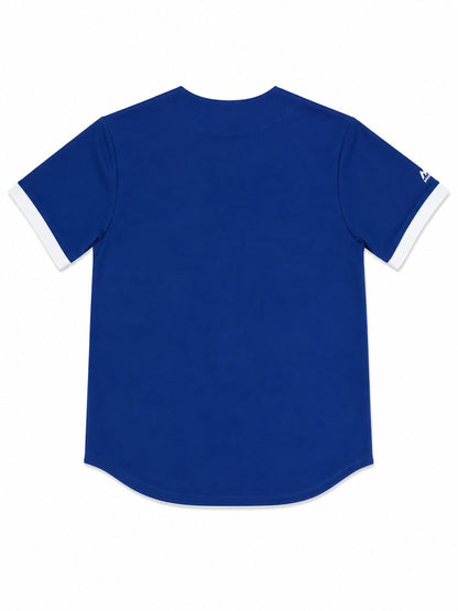 MJA-S15 (Majestic mlb los angeles dodgers alternate replica button up jersey classic blue) 82696087