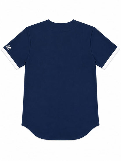 MJA-U15 (Majestic mlb new york yankees misc replica button up jersey navy) 82696087