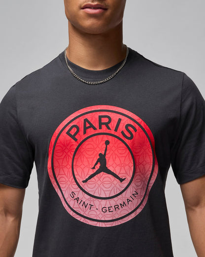 NA-D46 (Nike paris saint germain mens t-shirt black) 122493561