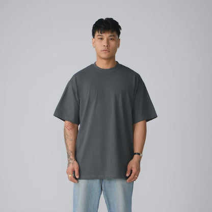 SKA-T (Shaka wear streetwear 10M-001 essentials max heavyweight short sleeve tee grey)