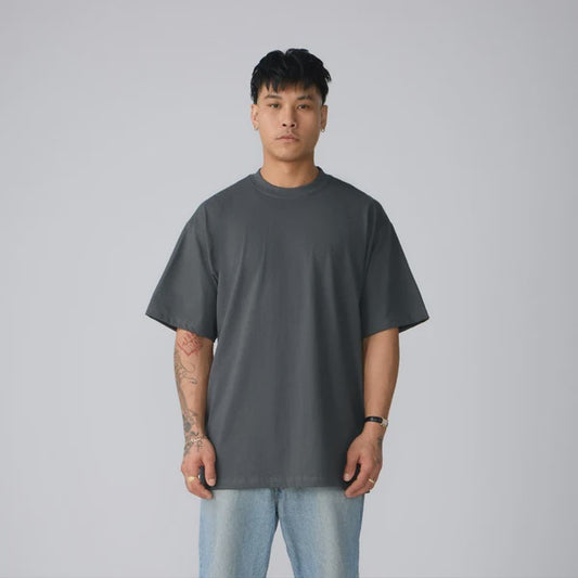 SKA-T (Shaka wear streetwear 10M-001 essentials max heavyweight short sleeve tee grey)