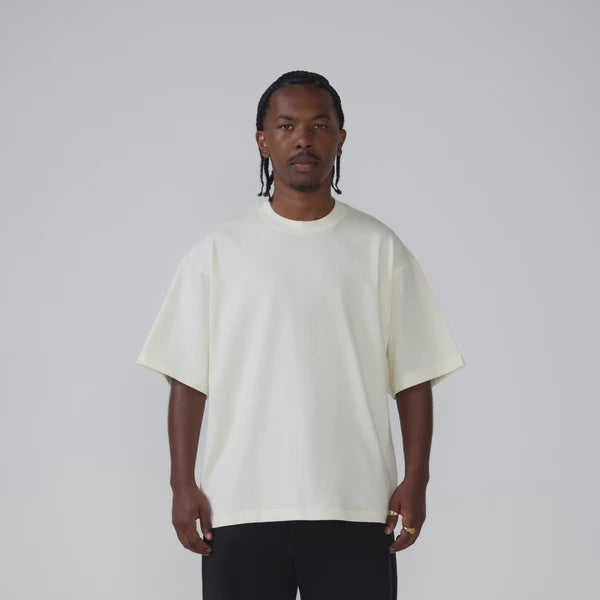 SKA-P (Shaka wear streetwear 10M-006 essentials max heavyweight cropped tee short sleeve tee off white)