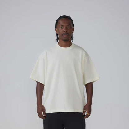 SKA-P (Shaka wear streetwear 10M-006 essentials max heavyweight cropped tee short sleeve tee off white)