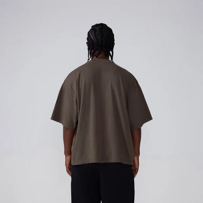 SKA-J (Shaka wear streetwear essentials max heavyweight drop shoulder short sleeve tee mocha)