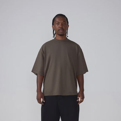 SKA-J (Shaka wear streetwear essentials max heavyweight drop shoulder short sleeve tee mocha)