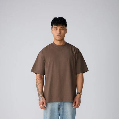 SKA-F (Shaka wear streetwear essentials max heavyweight garment dye short sleeve tee mocha)