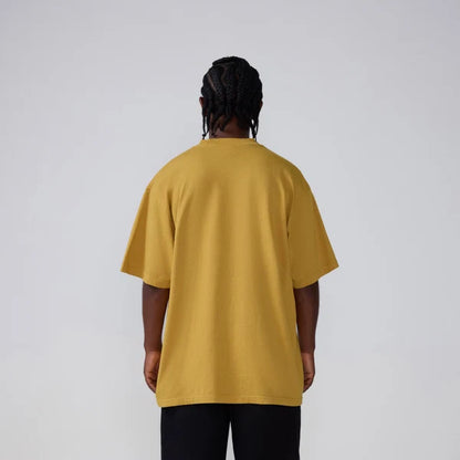 SKA-H (Shaka wear streetwear essentials max heavyweight garment dye short sleeve tee mustard)