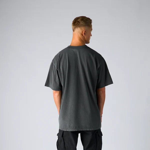 SKA-I (Shaka wear streetwear 10M-002 essentials max heavyweight garment dye short sleeve tee shadow)