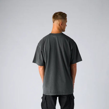 SKA-I (Shaka wear streetwear 10M-002 essentials max heavyweight garment dye short sleeve tee shadow)