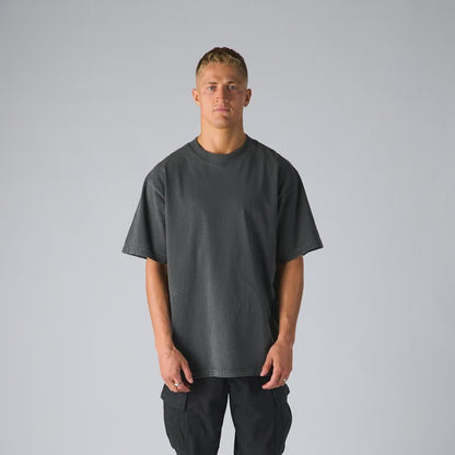 SKA-I (Shaka wear streetwear 10M-002 essentials max heavyweight garment dye short sleeve tee shadow)