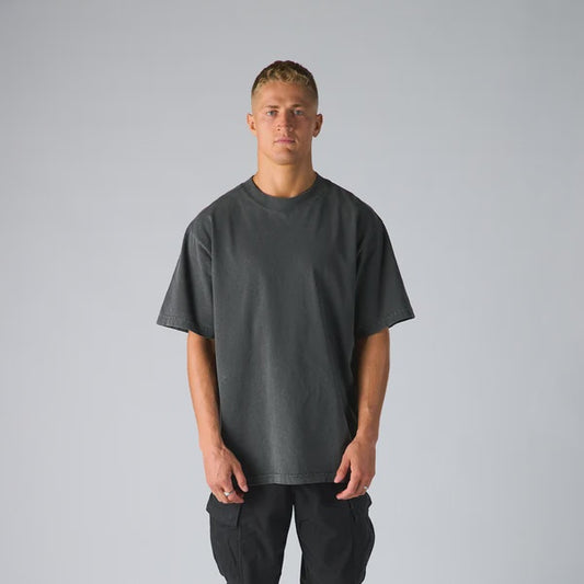SKA-I (Shaka wear streetwear 10M-002 essentials max heavyweight garment dye short sleeve tee shadow)