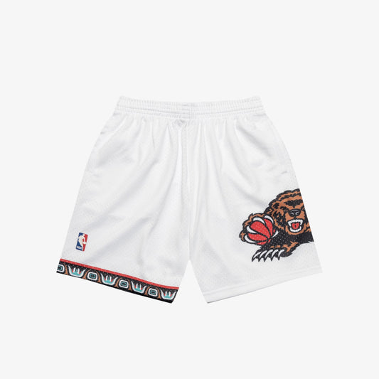 MNA-O45 (Mitchell and ness swingman shorts grizzlies 96-97 home white) 82597391