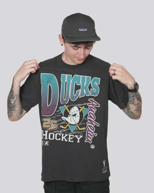 MNA-A39 (Mitchell & ness basket tee ducks overdyed black) 112493478