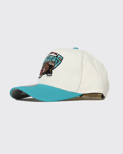 MNA-Q41 (Mitchell & ness evergreen pro pinch grizzlies snapback white cream/teal osfm) 12592391