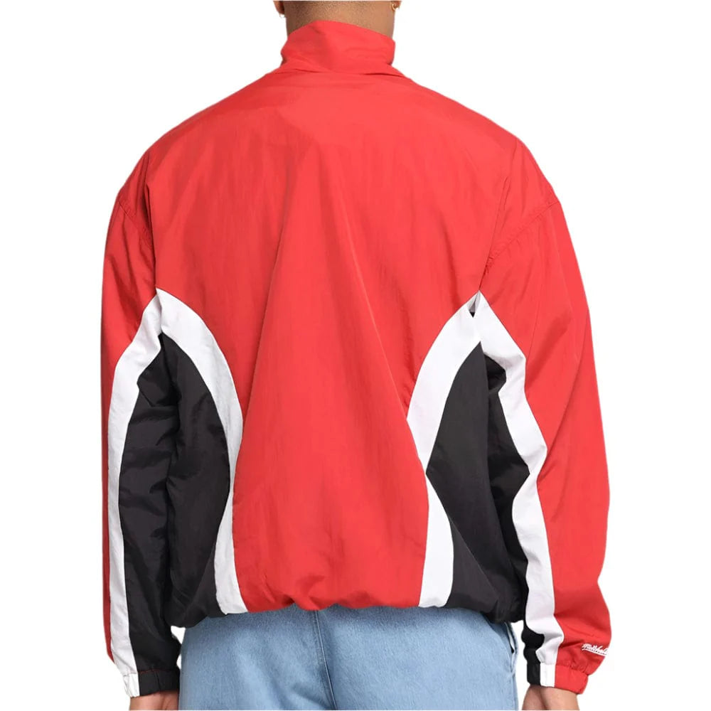 MNA-Q43 (Mitchell & ness nylon track jacket bulls red/black) 52597826