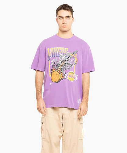 MNA-E30 (Mitchell and ness fireball tee lakers light purple) 82393478