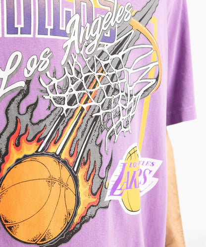 MNA-E30 (Mitchell and ness fireball tee lakers light purple) 82393478