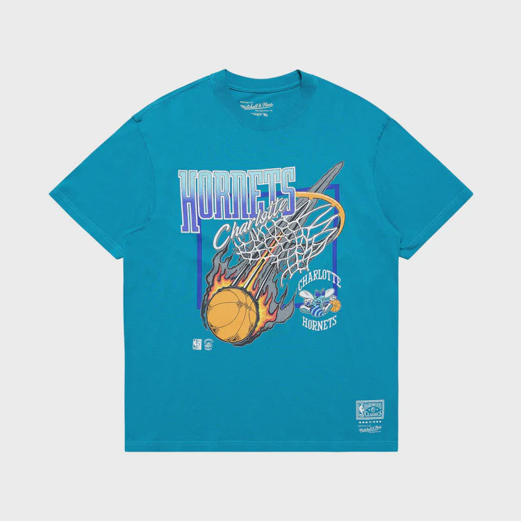 MNA-B30 (Mitchell and ness fireball tee hornets teal) 82393478