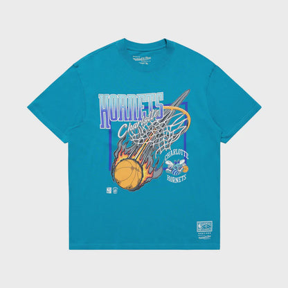 MNA-B30 (Mitchell and ness fireball tee hornets teal) 82393478