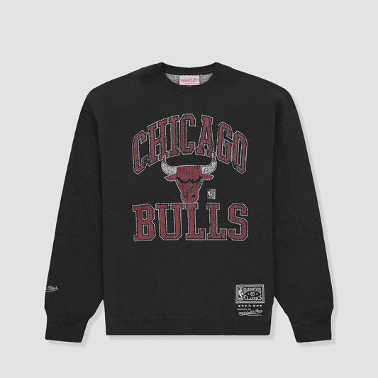 MNA-T25 (Mitchell and ness ivy arch crew bulls faded black) 12395652