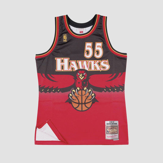 MNA-J45 (Mitchell and ness swingman jersey atlanta hawks mutombo 96-97 road scarlet) 82598260
