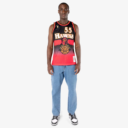 MNA-J45 (Mitchell and ness swingman jersey atlanta hawks mutombo 96-97 road scarlet) 82598260