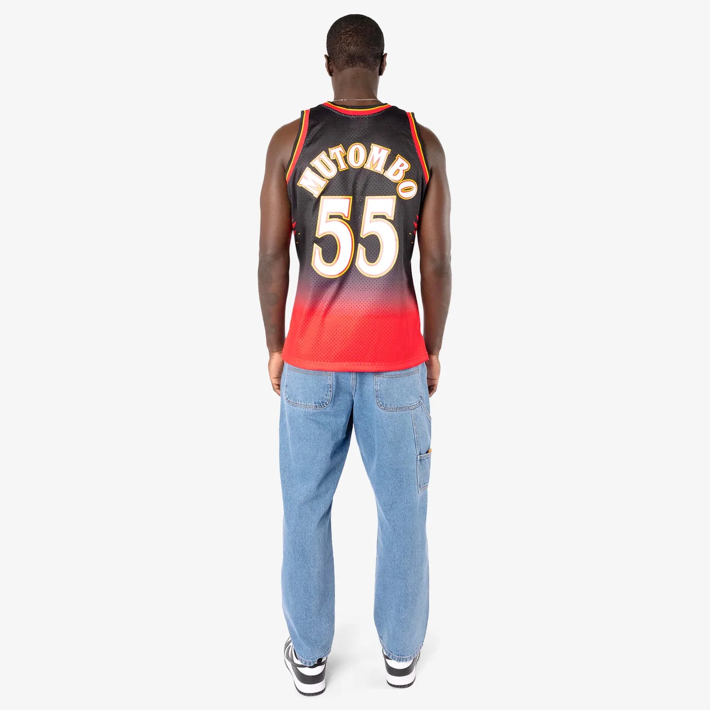 MNA-J45 (Mitchell and ness swingman jersey atlanta hawks mutombo 96-97 road scarlet) 82598260