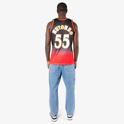MNA-J45 (Mitchell and ness swingman jersey atlanta hawks mutombo 96-97 road scarlet) 82598260