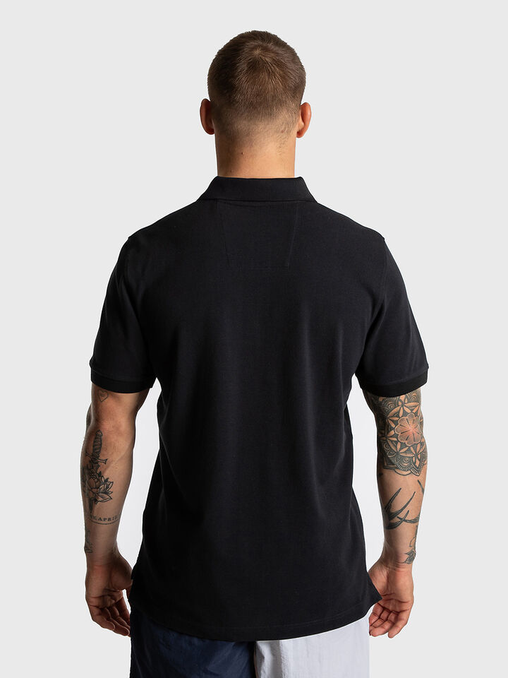 NTA-Q15 (Nautica small crest embroidered polo true black) 42694783