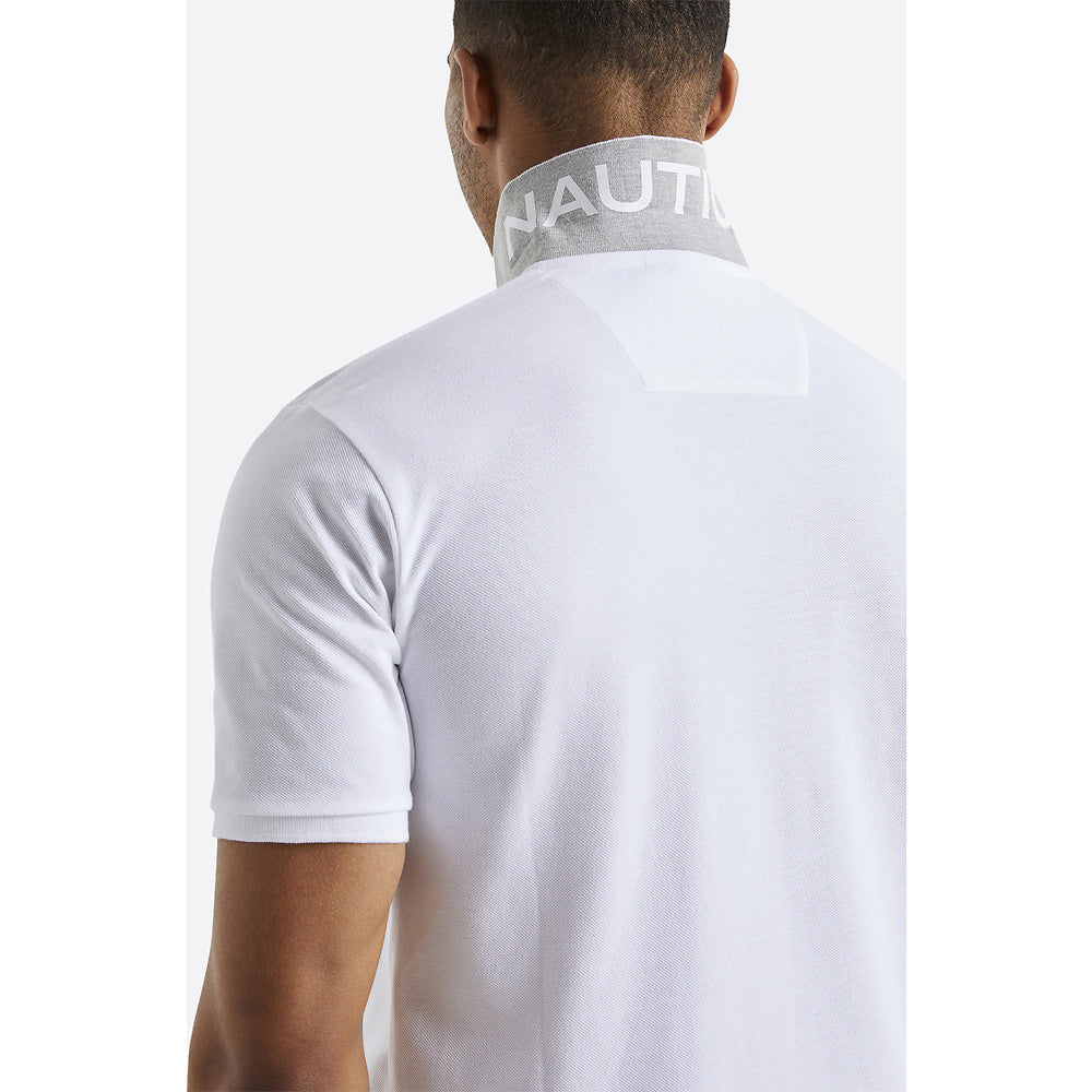 NTA-X5 (Nautica brent b&t polo shirt white) 22394780 NAUTICA