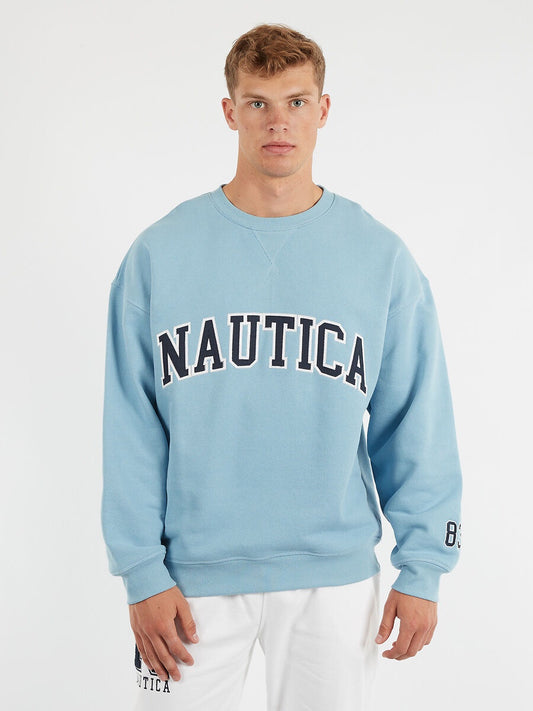 NTA-H11 (Nautica college gamma heavyweight sweater sky blue) 122493913