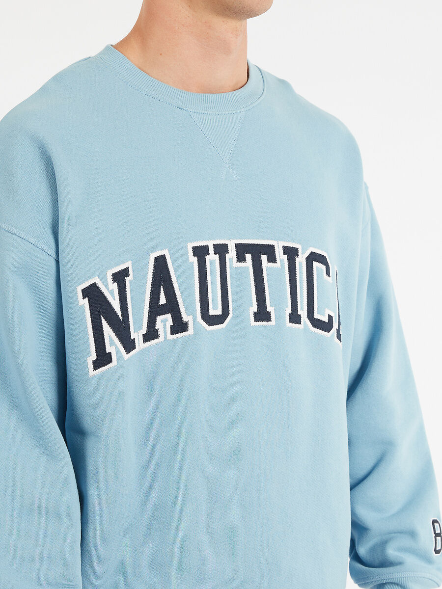 NTA-H11 (Nautica college gamma heavyweight sweater sky blue) 122493913