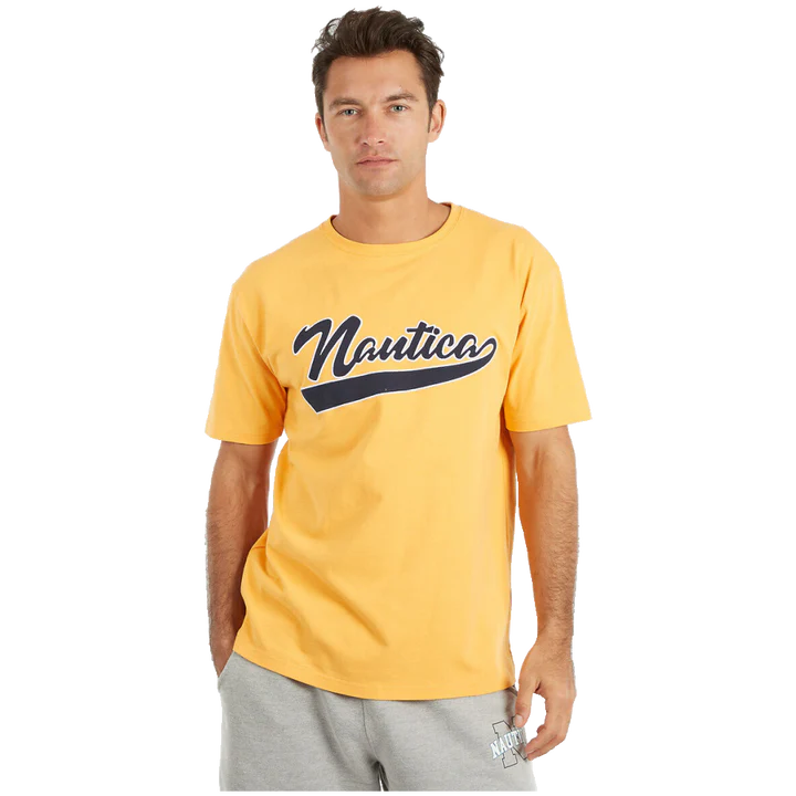 NTA-L11 (Nautica wicktor heavyweight short sleeve t-shirt yellow) 22592772