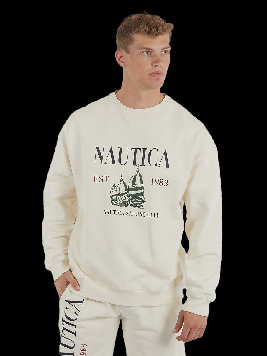 NTA-X8 (Nautica baxter big and tall sweatshirt ecru) 22497826