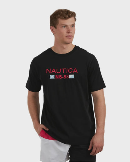 NTA-C10 (Nautica big & tall collins t-shirt black) 82493693