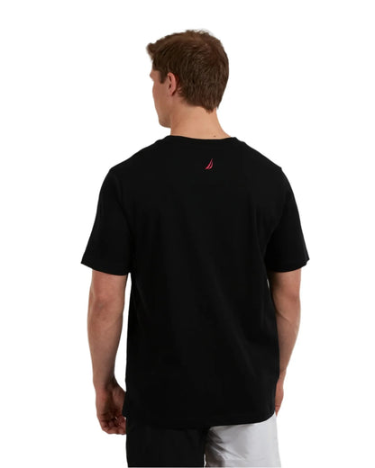 NTA-C10 (Nautica big & tall collins t-shirt black) 82493693