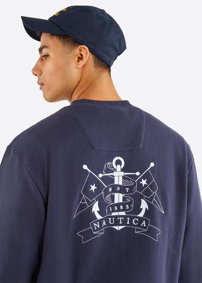 NTA-K10 (Nautica asgard sweatshirt big & tall dark navy) 102497826