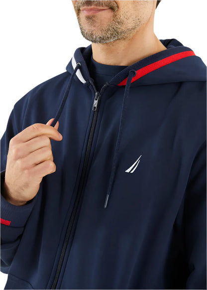 NTA-I13 (Nautica francis big & tall full zip hoodie dark navy) 82598261