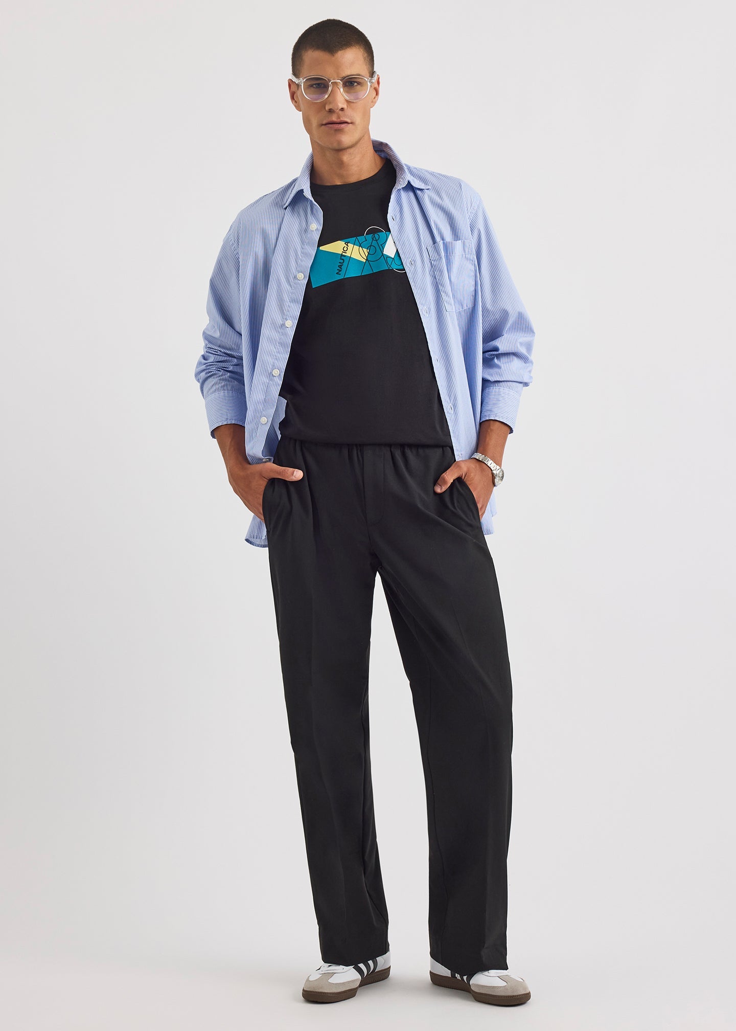 NTA-C14 (Nautica kaimana short sleeve t-shirt black) 122593261