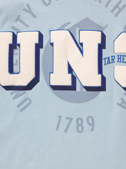 NCAA-V1 (Ncaa 3D watermark tee unc carolina blue) 92393043