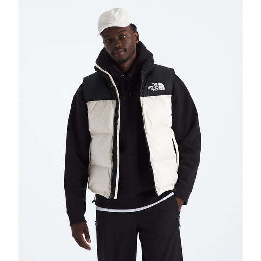 NFA-L9 (The north face men 96 retro nuptse vest white dune) 126919130